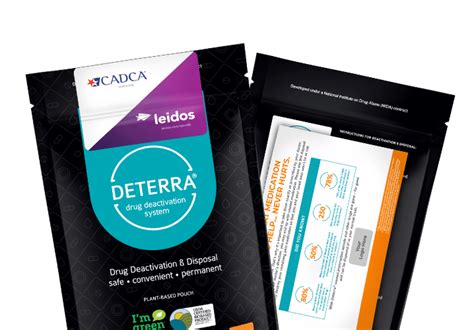 Drug Deactivation Containers Deterra Drug Disposal System