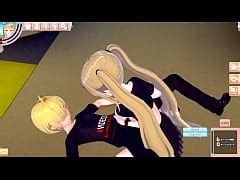 Eroge Koikatsu Titty Fuck Special Edition Dcg Anime Video With Blonde Huge Breasts Gal Jk