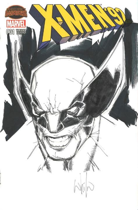 Wolverine By Whilce Portacio In Andre Chee S My Blank Variant Sketches