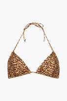 Zimmermann Leopard Print Triangle Bikini Top ShopStyle Two Piece