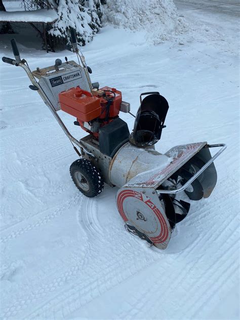 Sears Craftsman Snowblower 624 Electric Start Snow Blower | Snowblowers ...