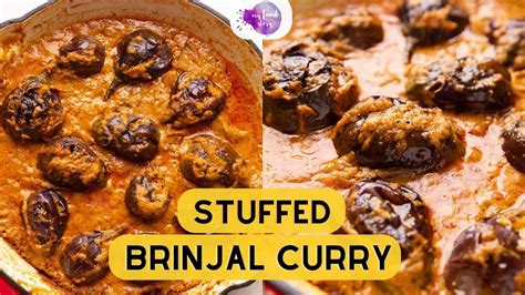 Andhra Style Brinjal Curry Gutti Vankaya Stuffed Brinjal Curry