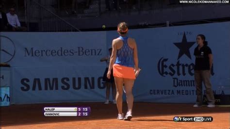 Simona Halep Legs Posing Hot Beautiful Babe Celebrity Upskirts Hd