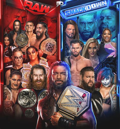 WWE SmackDown Vs RAW 2023 (After Draft) by BansaghyDesigns on DeviantArt