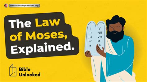 Basic Bible Teaching The PURPOSE Of The LAW Of Moses