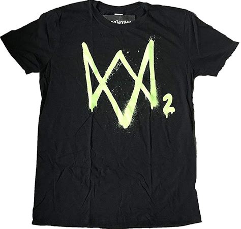 Watch Dogs 2 Symbol Official Mens T Shirt L Uk Clothing