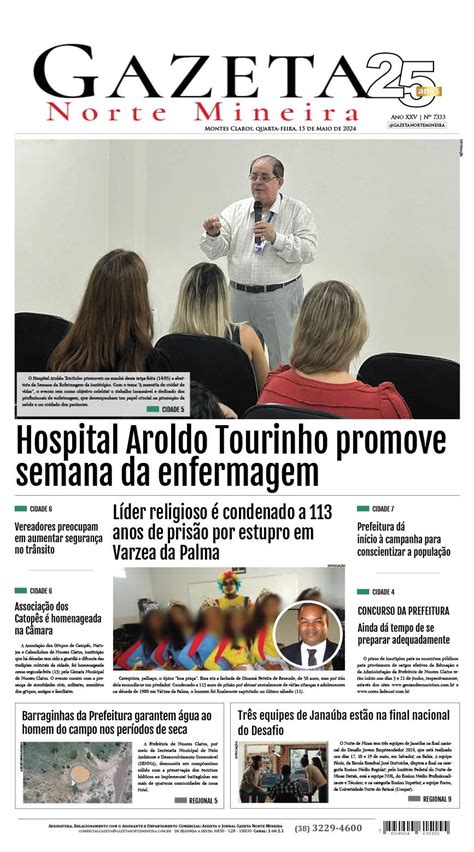 Jornal DiÁrio 15 De Maio De 2024 EdiÇÃo Rede Gazeta De Comunicação