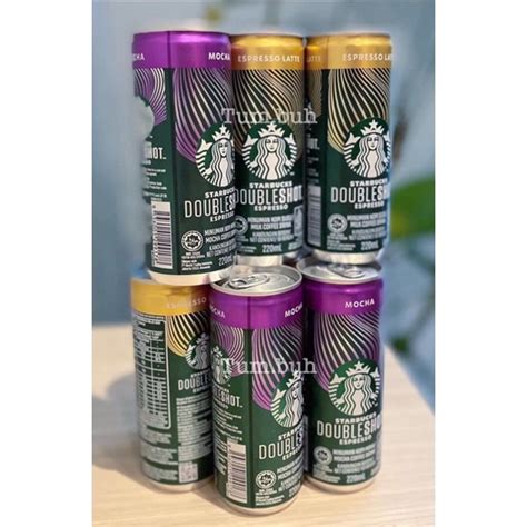 Jual Starbucks Doubleshot Espresso Latte Mocha Kaleng 220mL Can