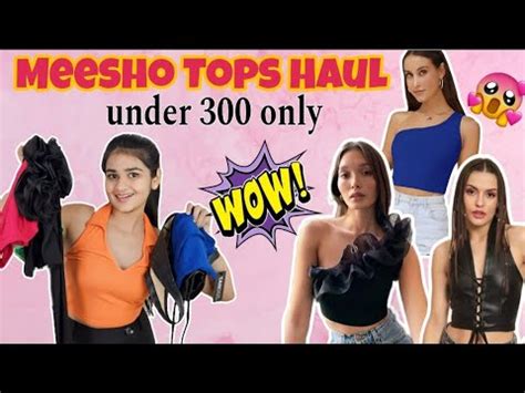 Meesho Trendy Summer Tops Haul Under Try On Haul