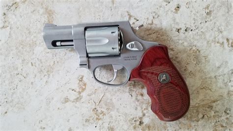 Taurus 856 Stainless with new grips | Taurus Firearm Forum