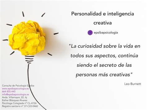 Personalidad E Inteligencia Creativa Consulta De Psicolog A Epsiba