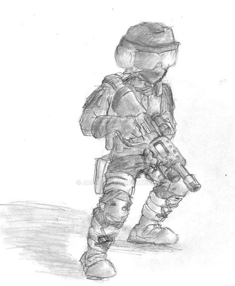 Swat Guy Sketch By Jacx77 On Deviantart