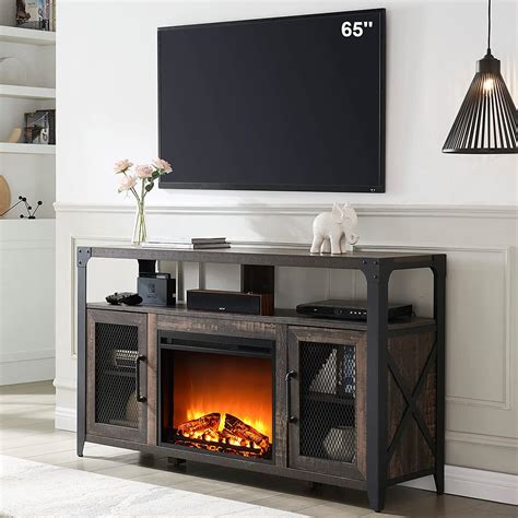 Amazon Okd Soporte De Tv Con Chimenea Para Tv De Pulgadas