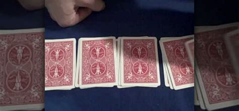 How to Perform the four aces card trick « Card Tricks :: WonderHowTo