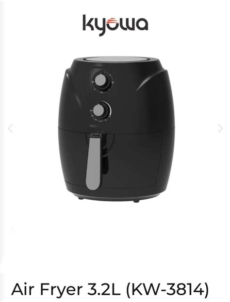 Kyowa Air Fryer 3 2L Capacity KW 3814 TV Home Appliances Kitchen