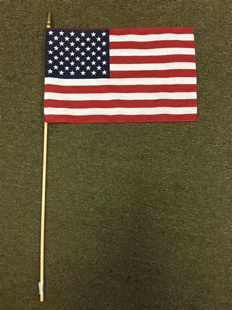 12 X 18 Large American Stick Flag