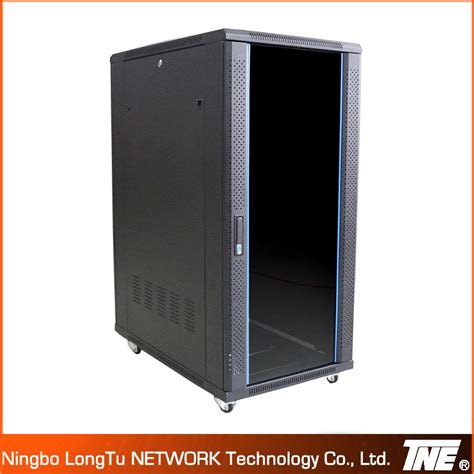 Server Rack With Temper Glass Door Front With Arc Mesh Frame China