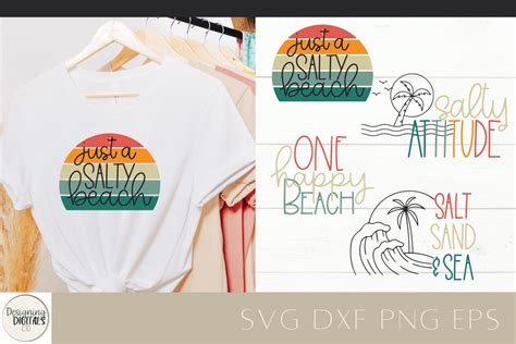 Funny Beach SVG Bundle, Salty Beach SVG - So Fontsy