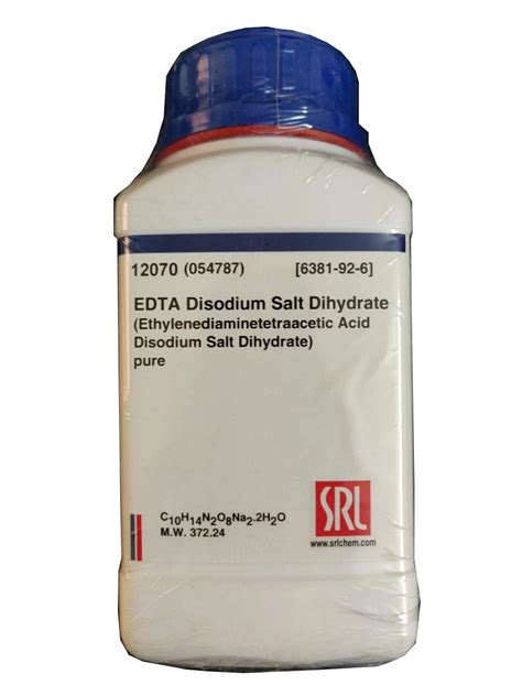 Edta Disodium Salt [ethylenediaminetetra Acetic Acid 57 Off