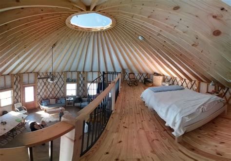 Yurt Interior Arcadia Farm Buchanan Va Blue Ridge Yurts Monolithic