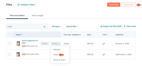 Organize your files with folders