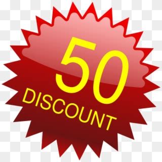 50 Pounds Discount Clip Art - Discount Clipart, HD Png Download - 600x600(#271103) - PngFind