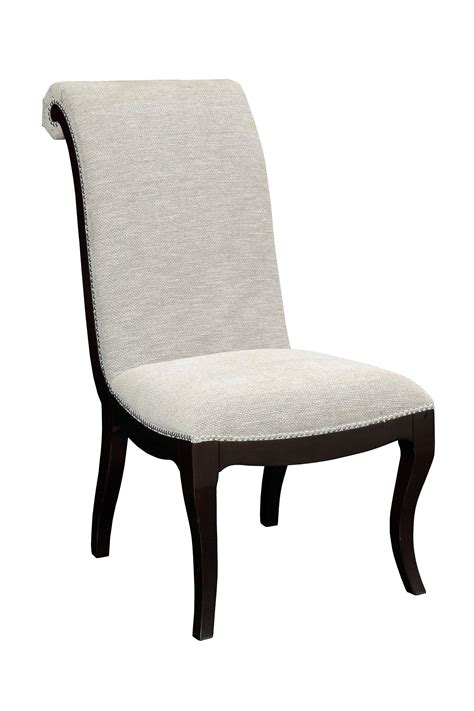 Kiply Transitional Padded Side Chairs Set Of 2 Alux Tables