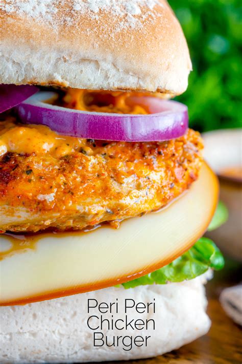 Peri Peri Chicken Burger With Spicy Mayonnaise Krumpli