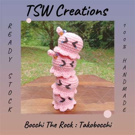 TSW Creations Bocchi The Rock Takobocchi Amigurumi Shopee Thailand