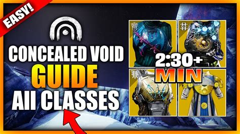 Concealed Void Legend Lost Sector Today All Classes Guide