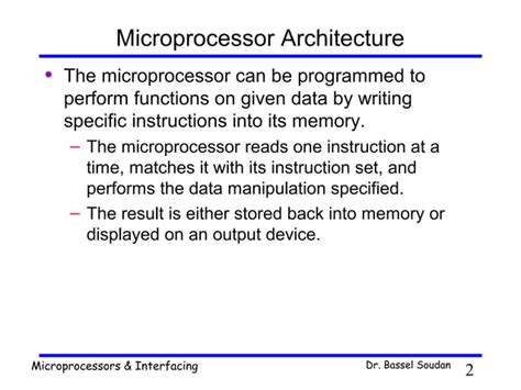 8085 Microprocessor Architecture Ppt