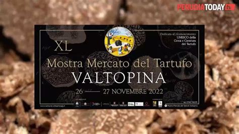 Video Presentata La Xl Mostra Mercato Del Tartufo Di Valtopina