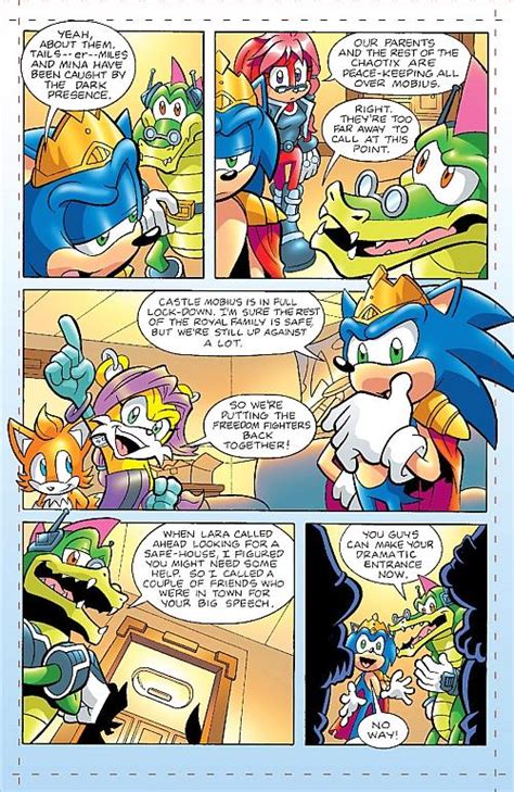 Sonic Universe Comic 7 Strip By Sonicthehedgefox345 On Deviantart