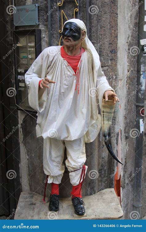 Mask Of The Naples Pulcinella Tradition Editorial Photo Image Of