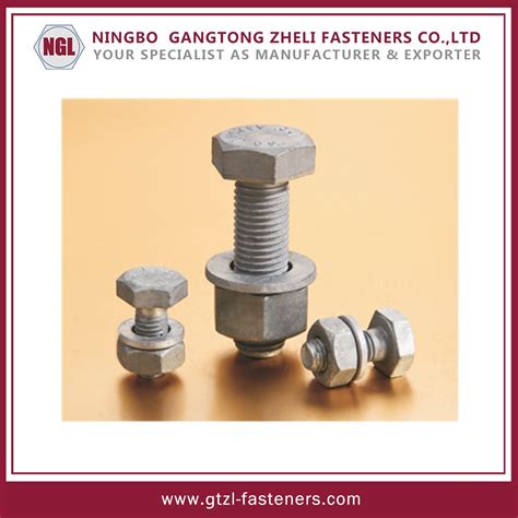 High Strength Hex Head Bolt Ningbo Manufacturer DIN6914 10 9 China