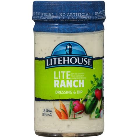 Litehouse Lite Ranch Salad Dressing And Dip 13 Fl Oz Harris Teeter