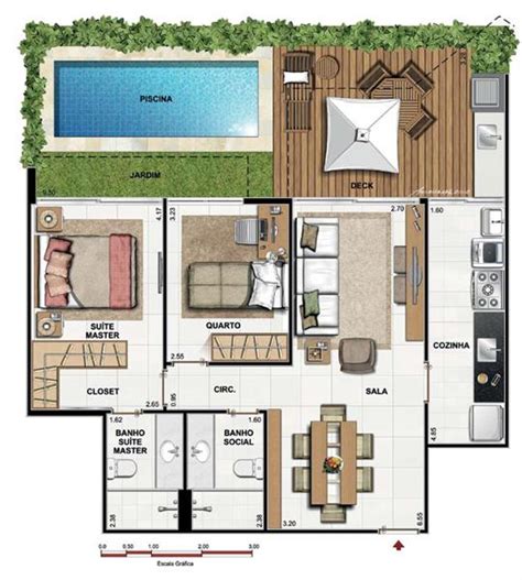 Plantas De Casas 2 Quartos 80 Projetos E Plantas Para 2021