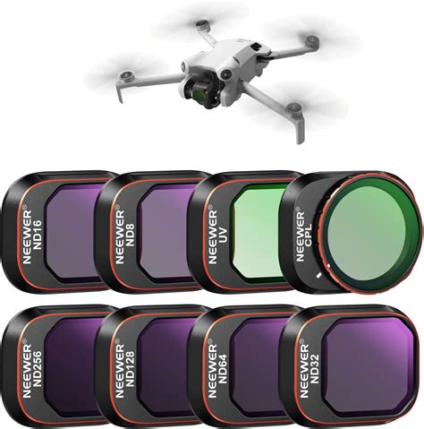 Neewer Nd Cpl Filtro Set Compatible Con Dji Mini Pro Pack Uv Cpl