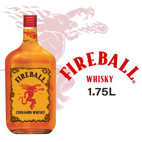 Fireball Whiskey Label