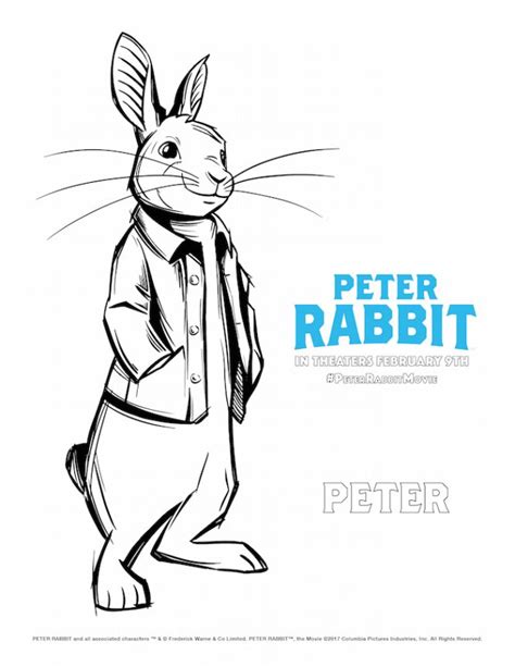 Peter Rabbit Movie Coloring Pages - Redhead Baby Mama | Atlanta Blogger