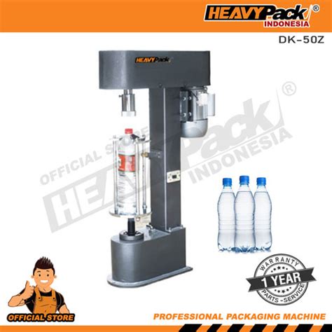 Jual Capping Machine Mesin Penutup Botol Plastik DK 50Z HEAVYPACK