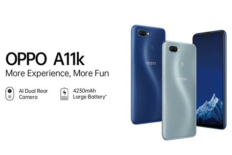 Oppo A11k With MediaTek Helio P35 SoC And 4230mAh Battery Launched At