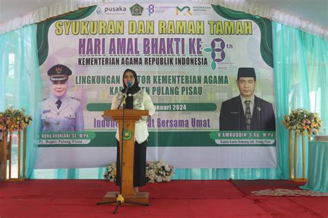 Pj Bupati Hj Nunu Menghadiri Acara Syukur Dan Ramah Tamah Dalam Rangka