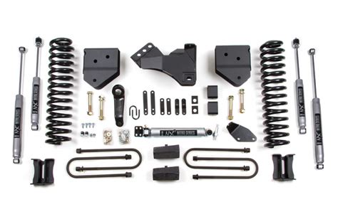 Bds Suspension Bds328h 4 Lift Kit Block Kit W Factory Overload Nx2 Nitro Series Shocks 05