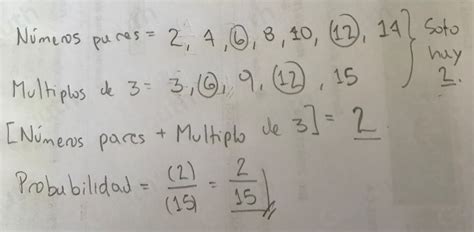 Solved De un grupo de fichas numeradas del 1 al 15 cuál es la