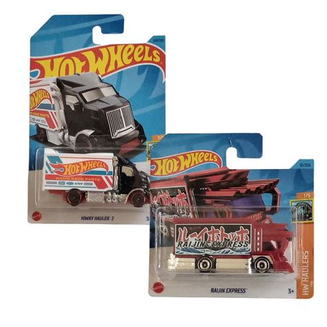 Hot Wheels Lote C Minis Raijin Express Hiway Hauler Shopee Brasil