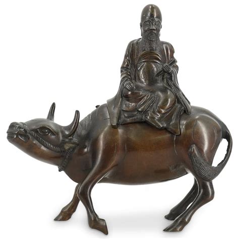 Sold Price Chinese Lao Tzu And The Ox Sculpture August 2 0122 1200