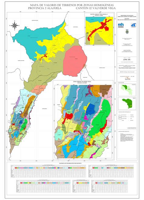 PDF MAPA DE VALORES DE TERRENOS POR ZONAS HOMOGÉNEAS Para el