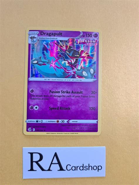 Dragapult Holo Rare Fus K P Fr N Racardshop P Tradera