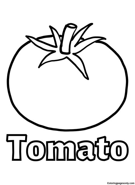 52 Tomato Coloring Pages - ColoringPagesOnly.com